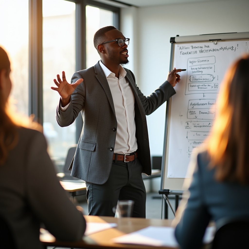 Workshop facilitation in progress